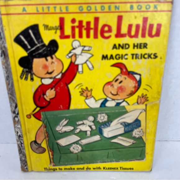 RARE-VTG-Little Golden Book-Little Lulu & her magic tricks. - Picture 9 of 16